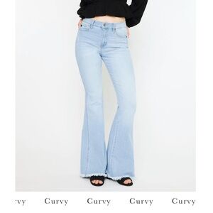 KANCAN ANNIKA HIGH RISE FLARE JEANS SZ 26